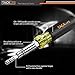 TACKLIFE Nut Driver Set, 7-in-1 Heavy Duty HVAC Multi Tool, Color Band & Hollow Shaft, Ergonomic Design Handle, CR-V HSS6A