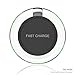 Fast Wireless Charger,Yootech Fast Charge QI Wireless Charging pad for Samsung Galaxy S7,Galaxy S7 Edge, Note 5, Galaxy S6 Edge Plus[Adaptive Fast Charger NOT Included]