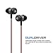 Earphones with Microphone E603 Dual Symphonic Driver HiFi Noise Isolating Stereo Earbuds Headphones Made