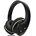 VanSaTa Wireless Headphones Over Ear Bluetooth Headphones Hi-Fi Stereo Wireless Headset Foldable Mic, Soft Memory Earmuffs,Wired Mode PC/Cell Phones/TV Black