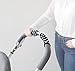 CityGrips Small Single Bar Grip Sleeve Covers for Stroller, Pram, and Buggy Handlebars - Polka Dot