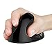 [New Arrival-- New Version] 6D 2.4G Wireless Vertical Ergonomic Optical Mouse, 800 / 1200 /1600DPI, 6 Buttons - Black