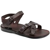 James - Leather Adjustable sandal - Mens Sandals