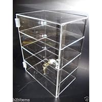 305 Displays Acrylic Countertop Display Case 12" x 6" x 16" Locking Security Showcase Safe Box