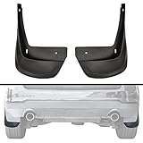 BDK Baseline Splash Guards - Pair (2pc Set) - All Weather Series Mud Flaps - Universal Fit Plastic Composite