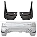 BDK Baseline Splash Guards - Pair (2pc Set) - All Weather Series Mud Flaps - Universal Fit Plastic Composite