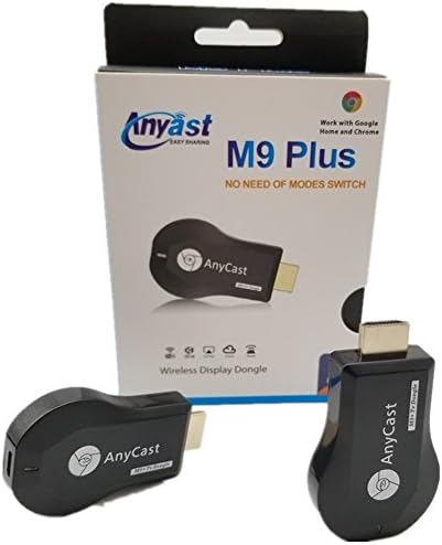 Wireless Display Receiver Miracast Wifi Display Adapter Screen Mirroring Dongle compatible Airplay Miracast DLNA Support for IOS Devices Android Smartphone Mac Windows (M9)