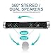 [New 2019 Upgraded] Sound Bar Wired and Wireless Bluetooth Home Theater TV Stereo Speaker with Remote Control,TF Card-Surround SoundBar TV/Cellphone/Tablet,2x5W Compact Sound Bar 2.0 Channel