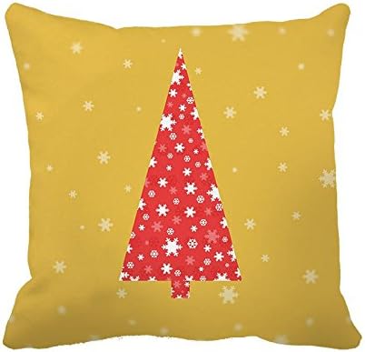 Decrotive Pillow Cases December 25 Christmas Day Cushion Cover 18" x 18"