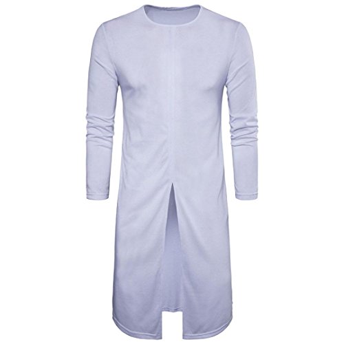 YANG-YI Fashion Men Long Sleeve Size Extended Casual Hip Hop Music T-Shirt Street Wear