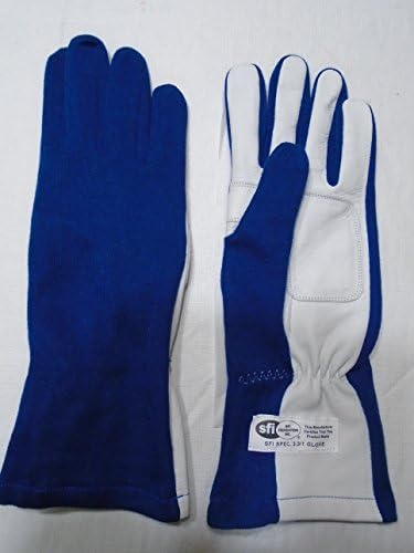 Cuircon-Racing Gloves Multi-Layer Nomex Fire Resistant SFI 3.3/1 Rated Oval Track Cars Double Layers, Meets SFI Requirements