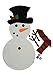 MushyMoments Snowman Christmas Decoration. Life Size Indoor Felt Snowman Kit for Kids -Wall Hanging with Stick-on Decorations