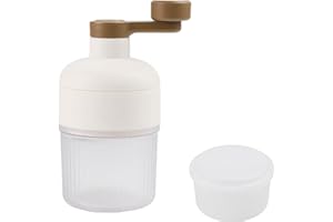 Tidevib Manual Shaved Ice Machine with 2 Ice for Cube Trays Portable Hand-Crank Ice Crusher Snow Cones, Slushies & Cocktails