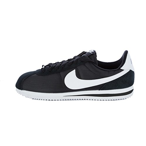 nike cortez basic nylon - black/white