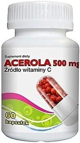 Acerola - 60 Capsules - Acerola 500mg (Including 85mg Vitamin C)