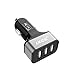 iXCC 36W/7.2A 3 Ports Car Charger Rapid Charging Adapter for Galaxy S8 S8+, iPhone 7 6s Plus, iPad Pro Air mini, Galaxy S7 S6 Edge, Note, LG, Nexus, HTC and More - Silver