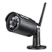 DBPOWER 2MP Bullet HD Wireless Camera Outdoor, 8G Built-in TF Card Security IP Camera Outdoor with Night Vision Motion Detection Wifi IP Camera Support IOS Android Watching Video Recording Via Phone