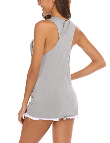 Locryz Activewear Yoga Tank Tops Sleeveless Cute Running Shirt - Thumbnail 7