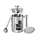 Rodolffo Quality French Press Coffee Maker 34oz with Stainless Steel 18/8 includes Borosilicate Glass Cup & Stainless Steel Strainer. Creates Exceptional Taste & Purity. Enjoy Perfect Coffee
