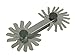Starrett Steel Screw Pitch Gage with Locking Device - Ideal for Construction Work and Home Improvement - 0.25-2.50mm Range, 28 Number of Leaves - 156M
