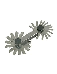 Starrett tornillo Pitch Gage con dispositivo de bloqueo, métrico, 1