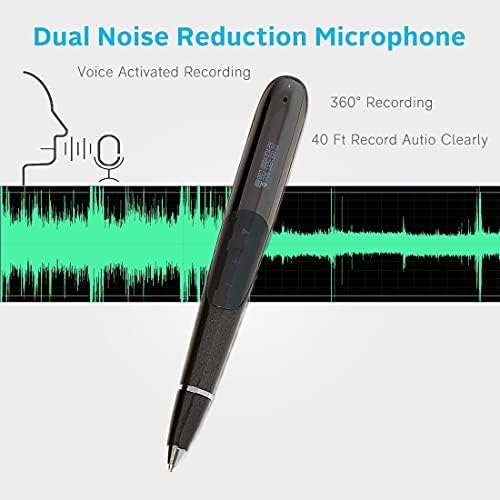 Portable voice recorder priced at $29.99 with timestamp details.