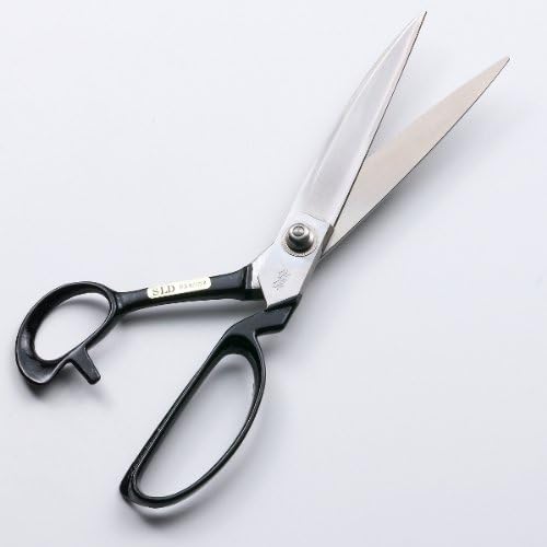 SAHO”, Edge : SLD Made of Hitachi Yasugi Hagane, 240mm(ABT 9.4") Sewing Scissors (Dressmaker’s Shears) for Right Hander