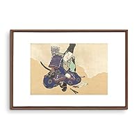 Framed Canvas Wall Art Japanese Style Canvas Prints Home Artwork Decoration for Living Room,Bedroom - 16x24 inches