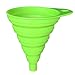 Hibery 4 Pack Silicone Collapsible Funnel, Flexible/Foldable/Kitchen Funnel for Liquid Transfer 100% Food Grade Silicone FDA Approved Silicone Small Funnel