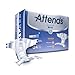 Attends Breathable Briefs with Odor Shield for Adult Incontinence Care, Medium, Unisex, 24 Count (Pack of 4)