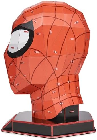 , kit de maqueta de rompecabezas en 3D de Spider-Man 82 piezas Spider-Man para decoración de escritorio Juguetes de construcción Rompecabezas en 3D para adultos y niños a partir de 12 años