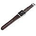 MacTop Watch Band for Apple Watch Series1 and Series 2 - 42mm Replacement Band with Secure Metal Clasp Buckle .(Dark brown)