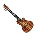 Deviser Concert Ukulele 23inch Cutaway Thin Body Travel Ukelele kit Solid KOA Top KOA Back & Side Carbon nylon Strings With Gig Bag & Tuner & Strap & Polishing Cloth …