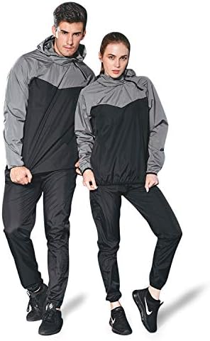 Perkisboby Sauna Suit, 5 Times Sweating, Diet Wear, Top and Bottom Set, High Performance Sauna Suit, Unisex, Athletic Wear, Running Wear, Fat Burning, Training Wear, Waterproof
