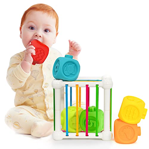 Ben and Bro Baby Shape Sorter Toy for Early Learning, Montessori Toys
