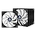 Arctic Cooling ACFAN00063A Five Pack Cooling Fan for PC - Black primary