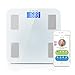 Adoric Bluetooth Body Fat Scale, Digital Backlit Display, Precise Measurements for Weight, Bone, Water, Muscle, Fat, Visceral fat, BMI, and Metabolism with Smartphone App (White)