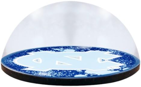 NCAA North Carolina Tar Heels logo  in 2" crystal magnetized paperweight with Colored Window Gift Box
