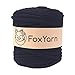 T-Shirt Yarn Cotton Fettuccini Zpagetti ~ 1.4 lbs (700g) and 140 Yard Long (~120 Meter) Sewing Knitting Crochet T Shirt Yarn (Black)