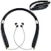 2017 [Newest Design] Bluetooth Headphones, VICTA 990 Wireless Stereo Headphones Neckband with Retractable Earbuds for iPhone/Samsung/Sony/iPad and other Bluetooth Device (990 BLACK)