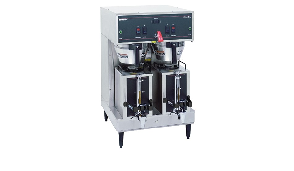 Amazon.com: Bunn 20900.0008 - Cervecería doble con servidores portátiles  120/208V, 5990W : Industrial y Científico