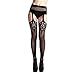 Coromose® Womens Sexy Lingerie Net Lace Garter Belt Thigh Stocking Pantyhose