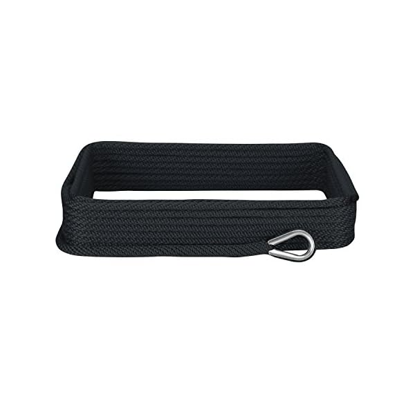 Extreme-Max-30062045-BoatTector-38-x-50-Premium-Solid-Braid-MFP-Anchor-Line-with-Thimble-White Extreme-Max-30062045-BoatTector-38-x-50-Premium-Solid-Braid-MFP-Anchor-Line-with-Thimble-White