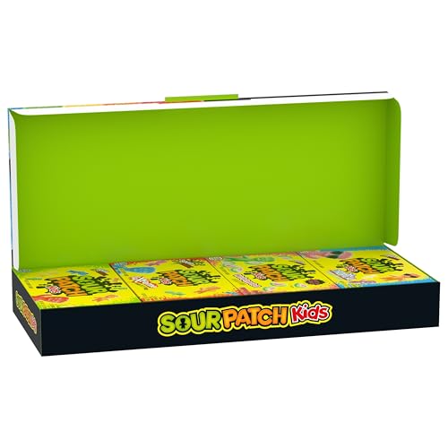 SOUR PATCH KIDS SOFT & CHEWY CANDY VARIETY PACK LARGE GIFT BOX, BULK CANDY, 8-3.5 OZ BOXES
