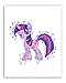 My Little Pony Wall Art Prints Decor - Set of 4 (8x10) Girls Poster Photos - Kids Bedroom Nursery