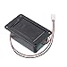 GETMusic Active Bass Guitar Pickup 9V Battery Boxs/Holder/Case/Compartment Cover With Metal Contacts Spring And 2 Pin Plug with Cable (With Spring Contact)