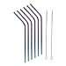 Stainless steel straws iridescence colors, Fits 20 oz Tumbler, Extra Long Reusable Ecofriendly