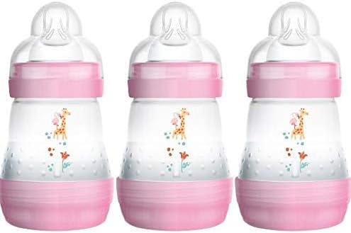 Mam Easy Start Anti-Colic Bottle 160ml 3pk (Pink)