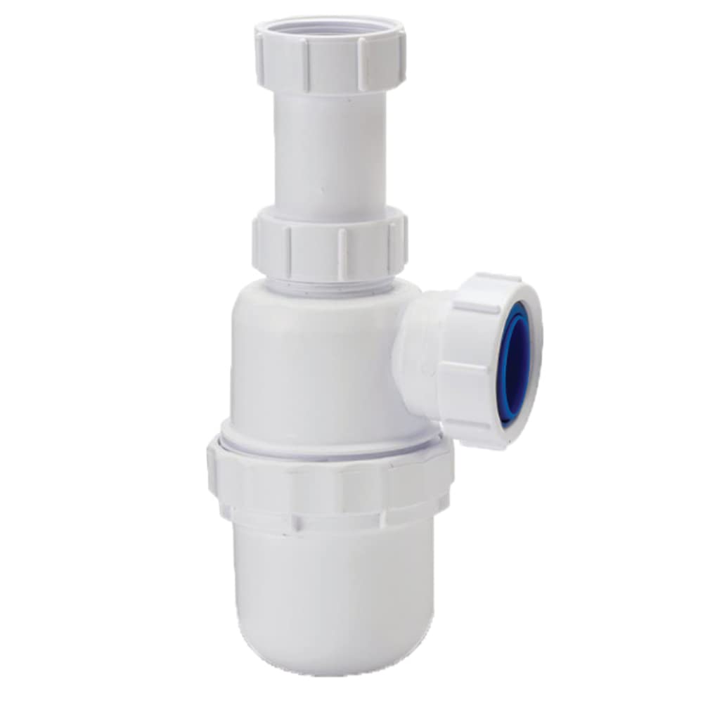 WPT47 | Polypipe 32mm Adjustable Bottle Trap with 75mm Seal in White