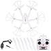 AW White 2.4G 6 Axis FPV WiFi Helicopter w/ Remote Control 4 Channels hexacopter For Aerial Photo Hobby